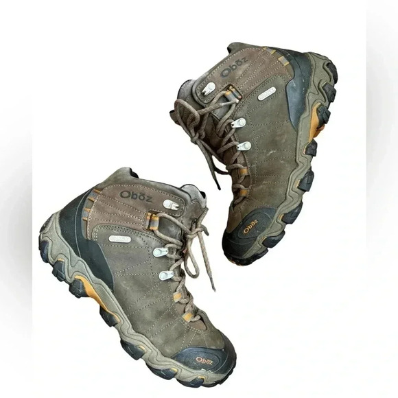 Oboz Bridger Mid Waterproof Women’s Size US 9 Hikes Backpacking Nubuck leather - Picture 9 of 16